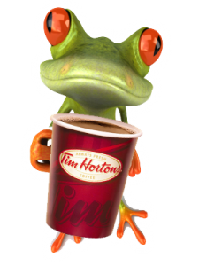 frog-with-timhortonscup